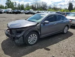 Salvage cars for sale from Copart Portland, OR: 2015 Honda Accord Touring