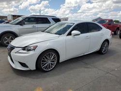 Salvage cars for sale at Grand Prairie, TX auction: 2015 Lexus IS 250