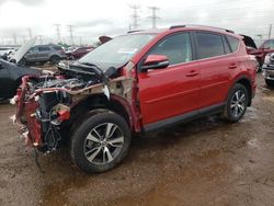 Salvage cars for sale from Copart Elgin, IL: 2016 Toyota Rav4 XLE