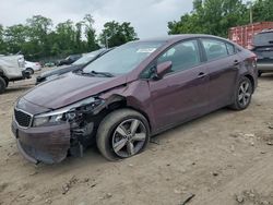 Salvage cars for sale from Copart Baltimore, MD: 2018 KIA Forte LX