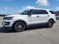 Ford Explorer salvage cars for sale: 2018 Ford Explorer Police Interceptor