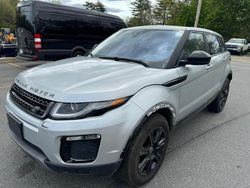Salvage cars for sale at North Billerica, MA auction: 2019 Land Rover Range Rover Evoque SE