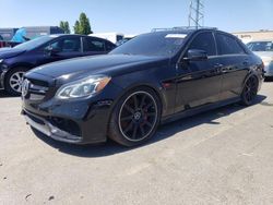 Salvage cars for sale from Copart Hayward, CA: 2015 Mercedes-Benz E 63 AMG-S