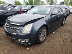 Salvage cars for sale from Copart Elgin, IL: 2011 Cadillac CTS Premium Collection