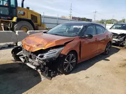 Salvage cars for sale at Dyer, IN auction: 2022 Nissan Sentra SR