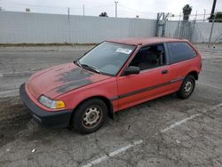 Salvage cars for sale from Copart Van Nuys, CA: 1991 Honda Civic