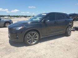 Salvage cars for sale at Houston, TX auction: 2024 Infiniti QX50 Sport