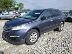 Salvage cars for sale at Cicero, IN auction: 2013 Chevrolet Traverse LS