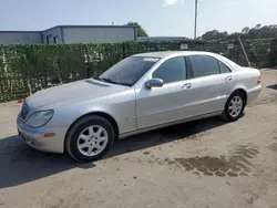 Salvage cars for sale at Orlando, FL auction: 2002 Mercedes-Benz S 430