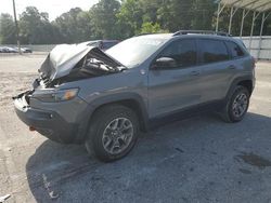 Salvage cars for sale at Savannah, GA auction: 2022 Jeep Cherokee Trailhawk