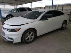 Chevrolet Malibu LS salvage cars for sale: 2018 Chevrolet Malibu LS