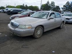 Salvage cars for sale from Copart Denver, CO: 2003 Lincoln Town Car Signature