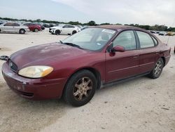 Salvage cars for sale from Copart San Antonio, TX: 2006 Ford Taurus SEL