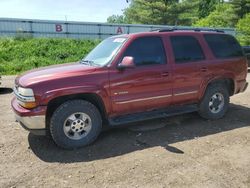 Chevrolet salvage cars for sale: 2002 Chevrolet Tahoe K1500