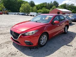 Salvage cars for sale at Mendon, MA auction: 2016 Mazda 3 Sport