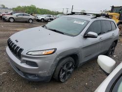 Salvage cars for sale from Copart Hillsborough, NJ: 2015 Jeep Cherokee Latitude