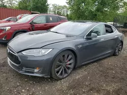 Salvage cars for sale at Baltimore, MD auction: 2014 Tesla Model S