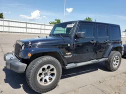 Jeep Wrangler Unlimited Sahara salvage cars for sale: 2013 Jeep Wrangler Unlimited Sahara