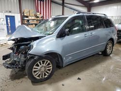 Salvage cars for sale from Copart West Mifflin, PA: 2008 Toyota Sienna CE