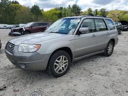 Salvage cars for sale at Mendon, MA auction: 2006 Subaru Forester 2.5X LL Bean