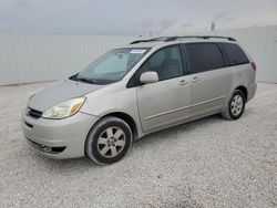 Salvage cars for sale from Copart Arcadia, FL: 2005 Toyota Sienna XLE