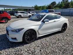 Salvage cars for sale at Memphis, TN auction: 2018 Infiniti Q60 Pure