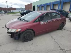 Salvage cars for sale from Copart Columbus, OH: 2010 Honda Civic LX