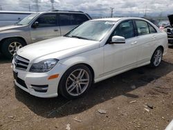 Salvage cars for sale from Copart Elgin, IL: 2014 Mercedes-Benz C 300 4matic