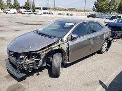 Salvage cars for sale from Copart Rancho Cucamonga, CA: 2017 Toyota Corolla L
