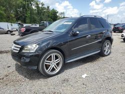 Salvage cars for sale at Riverview, FL auction: 2007 Mercedes-Benz ML 350