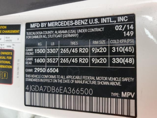 2014 Mercedes-Benz ML 550 4matic