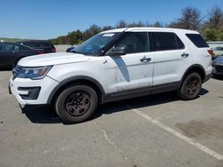 Salvage cars for sale from Copart Brookhaven, NY: 2016 Ford Explorer Police Interceptor