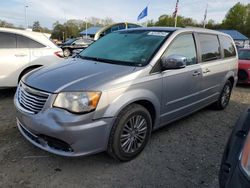 Salvage cars for sale at East Granby, CT auction: 2014 Chrysler Town & Country Touring L