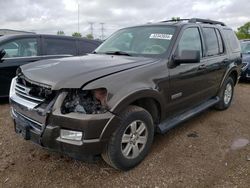 Salvage cars for sale from Copart Elgin, IL: 2008 Ford Explorer XLT