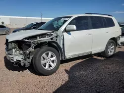 Salvage cars for sale at Phoenix, AZ auction: 2010 Toyota Highlander