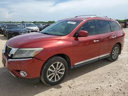 Salvage cars for sale at San Antonio, TX auction: 2014 Nissan Pathfinder S