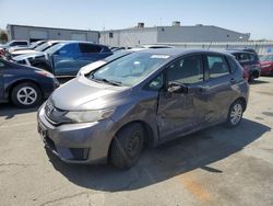 Salvage cars for sale at Vallejo, CA auction: 2015 Honda FIT LX
