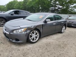 Salvage cars for sale at North Billerica, MA auction: 2014 Nissan Maxima S