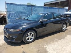 Chevrolet Malibu ls salvage cars for sale: 2018 Chevrolet Malibu LS