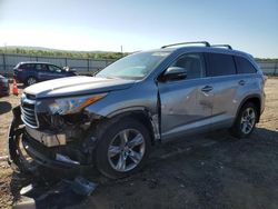 Salvage cars for sale at Chatham, VA auction: 2015 Toyota Highlander Limited