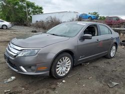 Ford Fusion Hybrid salvage cars for sale: 2011 Ford Fusion Hybrid