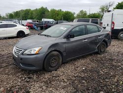 Salvage cars for sale at Chalfont, PA auction: 2015 Nissan Sentra S