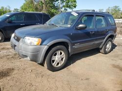 Salvage cars for sale from Copart Baltimore, MD: 2001 Ford Escape XLT