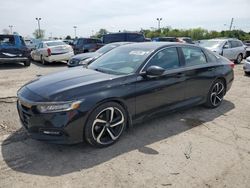 Salvage cars for sale at Indianapolis, IN auction: 2018 Honda Accord Sport