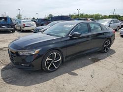 Honda salvage cars for sale: 2018 Honda Accord Sport