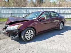 Salvage cars for sale from Copart Albany, NY: 2011 Honda Accord LX