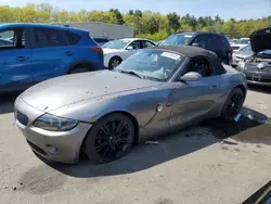 Salvage cars for sale at Exeter, RI auction: 2003 BMW Z4 3.0