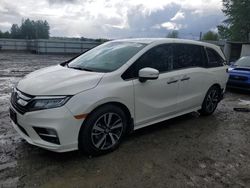 Salvage cars for sale at Arlington, WA auction: 2018 Honda Odyssey Elite