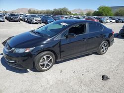 Salvage cars for sale at Las Vegas, NV auction: 2015 Honda Civic SE