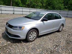 Salvage cars for sale at West Warren, MA auction: 2014 Volkswagen Jetta Base